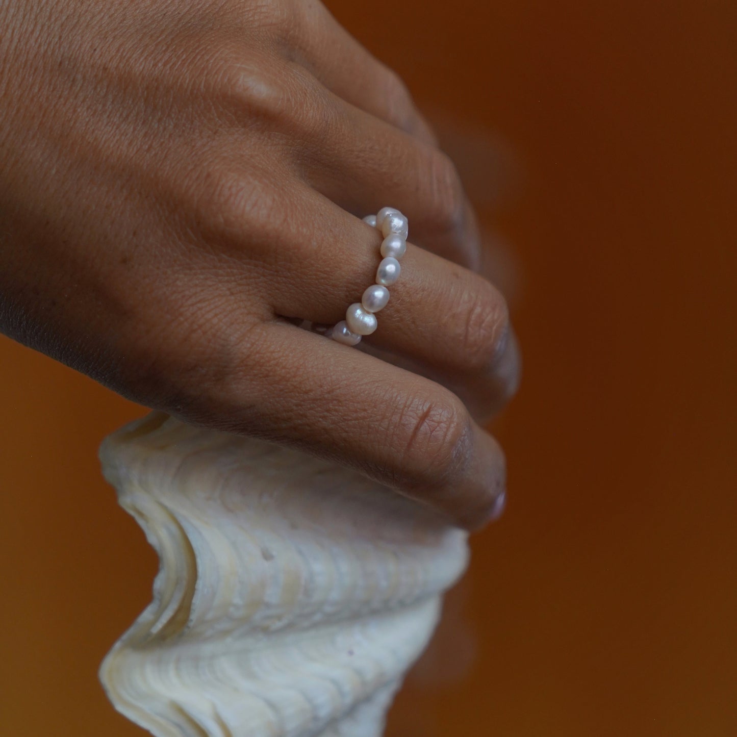 Big pearl ring