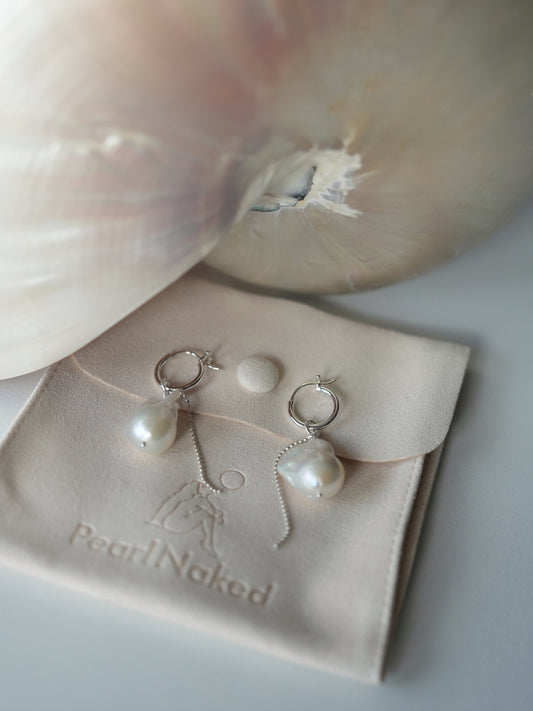Mermaid tear earrings