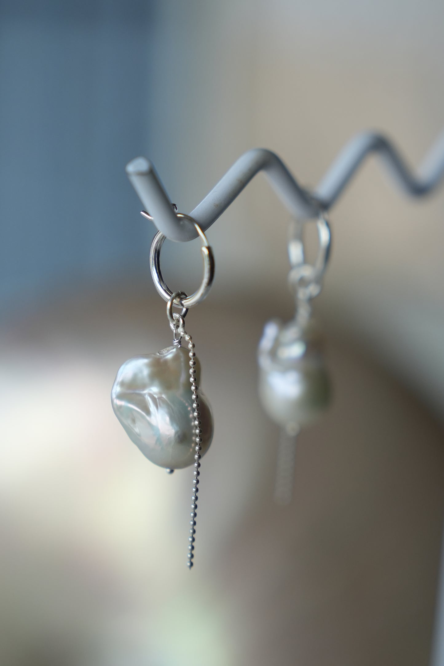 Mermaid tear earrings