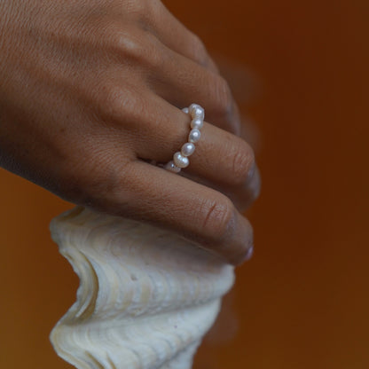 Big pearl ring