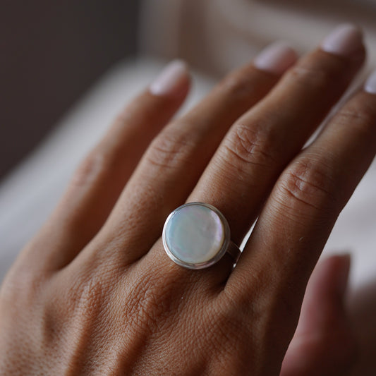 Full moon ring