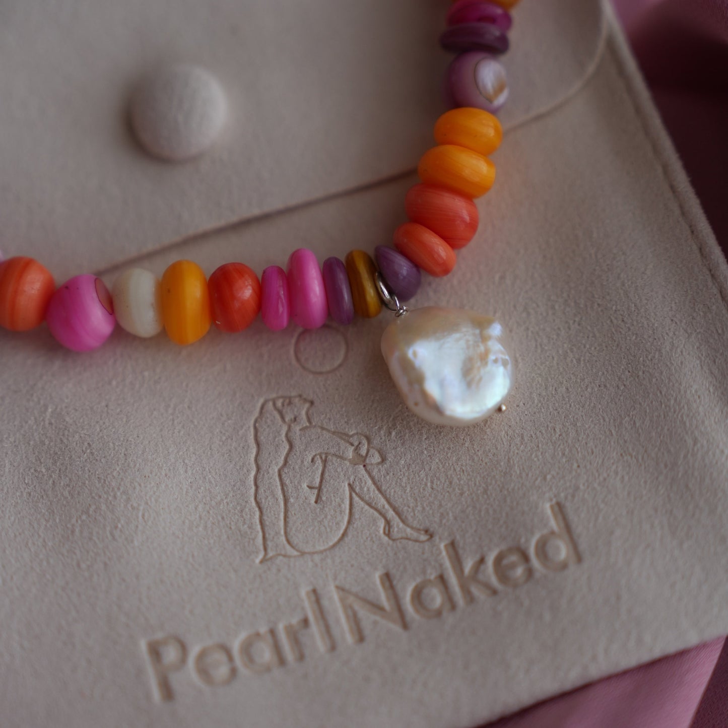 New lolypop pearl necklace