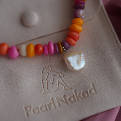 New lolypop pearl necklace