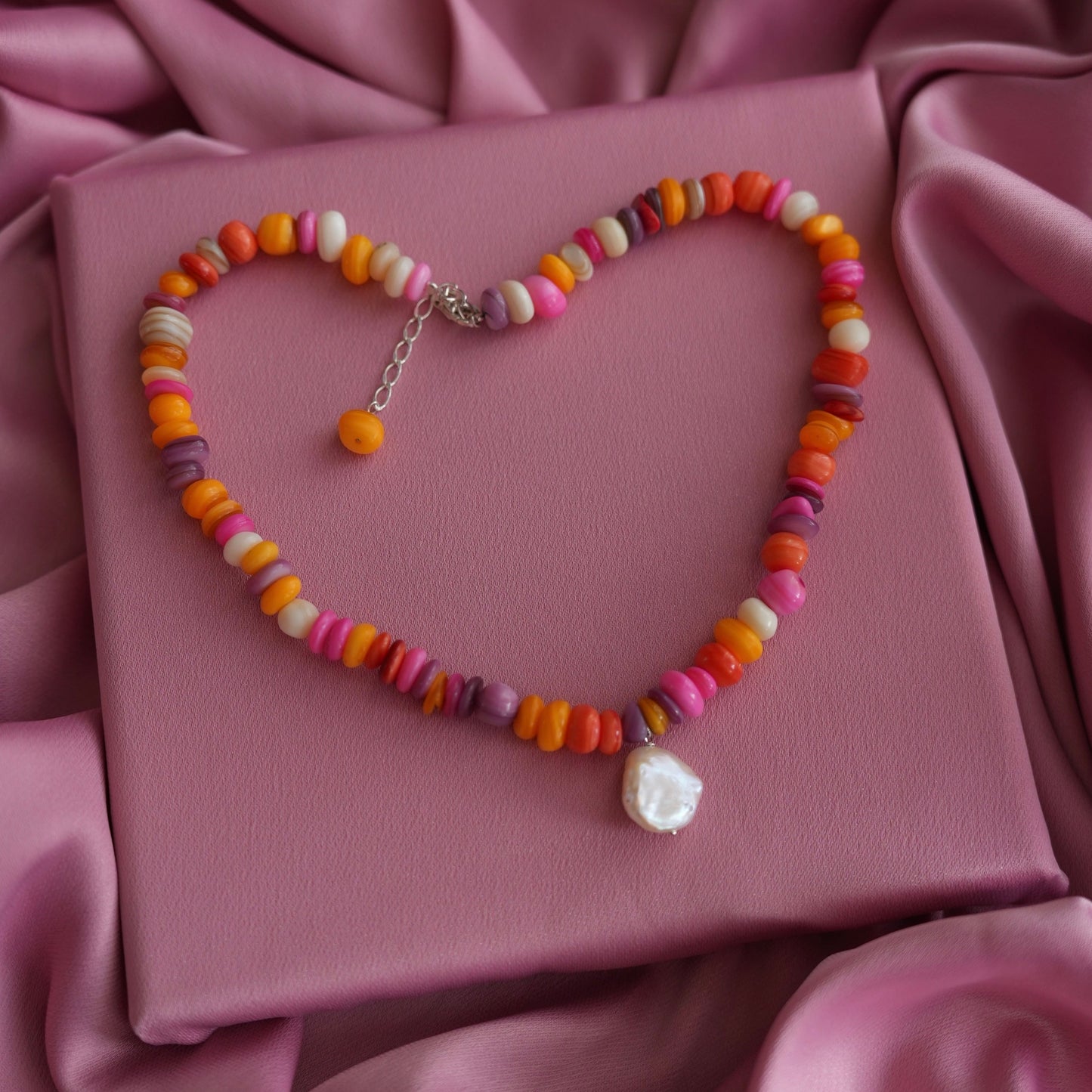 New lolypop pearl necklace