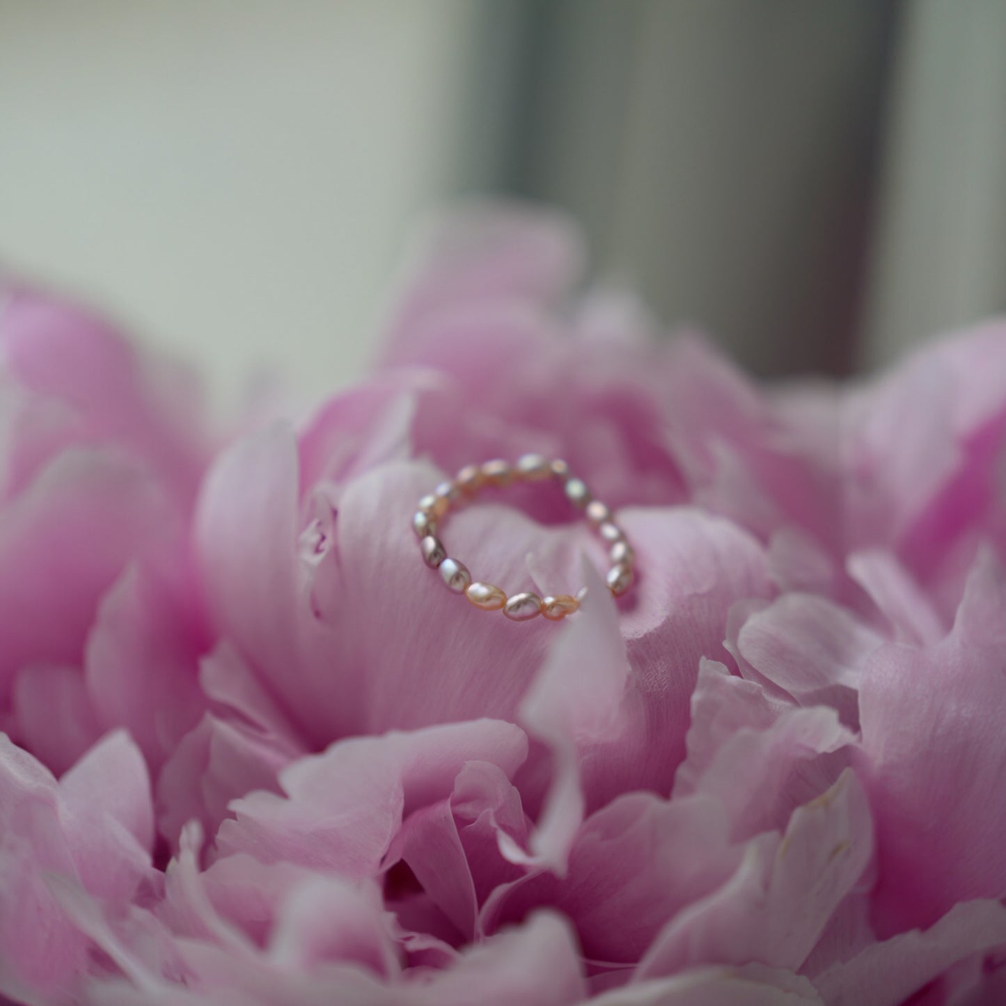 Pink rice ring