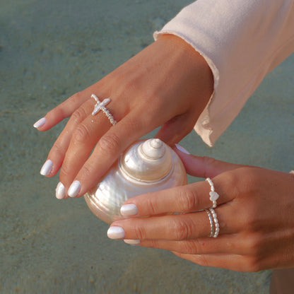 Reef pearl ring