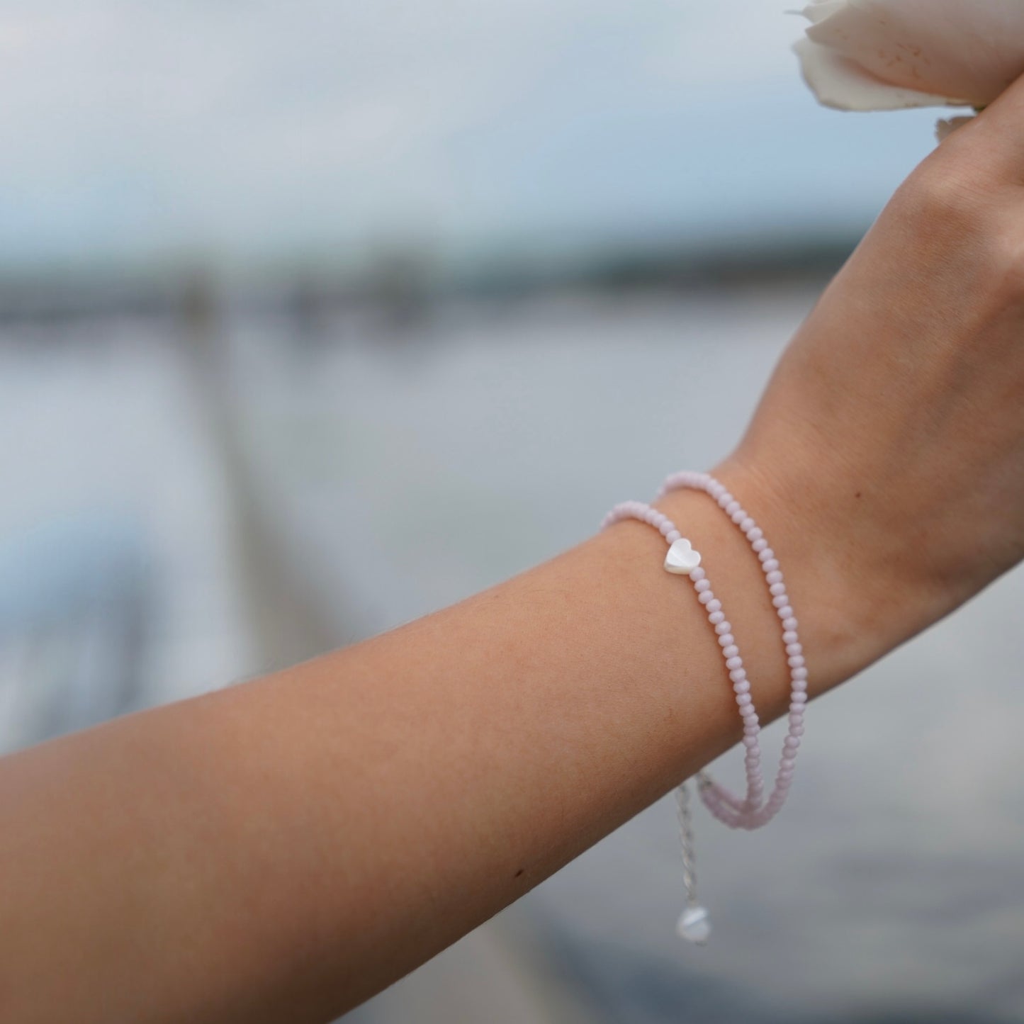 Lilu twisted heart bracelet