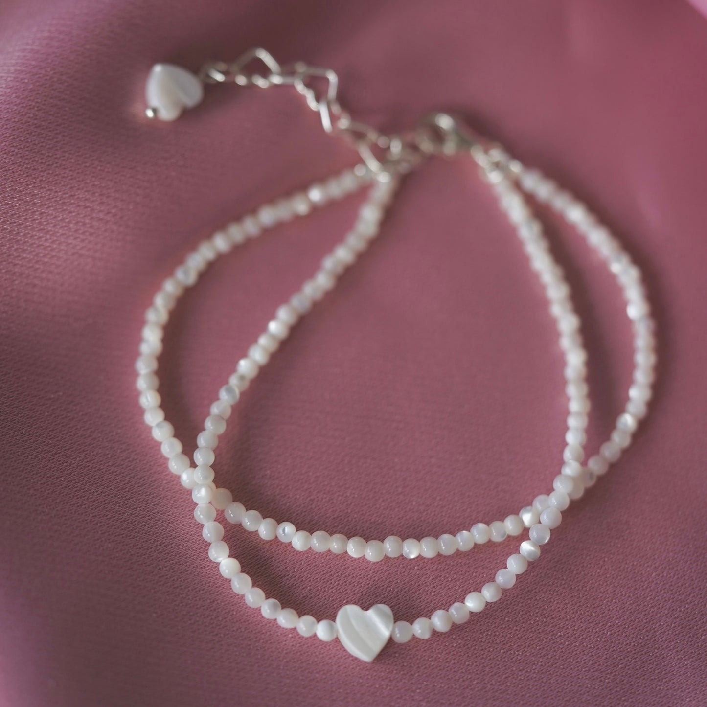 Twisted heart bracelet